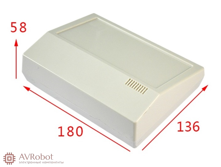 Корпус для РЭА пластиковый, серый, 178*136*57 мм купить цена 525 ...