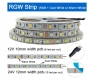 Гибкая светодиодная лента SMD RGBCW 5050 60 светодиодов/метр, RGB + белый цвет, влагозащищенная IP67