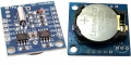 I2C модуль часов реального времени RTC 24C32 на микросхеме DS1307 + микросхема EEPROM AT24C32 + CR2032 в комплекте
