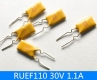 Предохранитель самовосстанавливающийся 1.1А 30В RUEF110 PPTC 14.2*5.8 мм