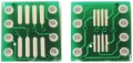 Переходник / адаптер для микросхем (SO8, SOP8, MSOP8, SOIC8 или TSSOP8 в dip8) двухсторонняя