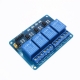 Модуль реле 4-канальный для Arduino (с оптронной изоляцией 5В, low level trigger, реле TONGLING либо аналог)