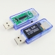Электронный портативный OLED USB-тестер 9 в 1 (напряжение  3.30-33В, ток 0-5А, мощность, емкость, температура, время зарядки) USB2.0, 3 разряда, синиЙ, белый, черный