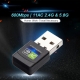 Мини WiFi Dual Band USB адаптер 600Mbps 802.11ac/n/g/b wifi Adapter 2.4 + 5 ГГц, чип RTL8811, встроенная флеш-память с драйвером