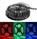 Гибкая светодиодная лента SMD 5050 60 светодиодов/метр, RGB, влагозащищенная, черная подложка