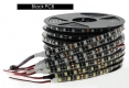 Гибкая светодиодная лента SMD 5050 60 светодиодов/метр, белый теплый цвет, влагозащищенная, черная подложка