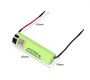 Аккумулятор NCR18650B (Panasonic) 3400mAh 3.7В 10.96Wh максимальный ток 5А с приваренными контактами, круглые провода