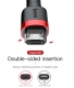 Кабель двухсторонний MicroUSB - USB 1м, максимальный ток 2.4А, защита от изломов, Baseus
