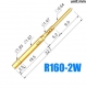 Гнездо (гильза) для пружинного контакт-зонда R160-2W, (32.7мм, сечение контакта 0.64мм, длина контакта 9мм)