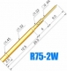 Гнездо (гильза) для пружинного контакт-зонда R75-2W, (26.5мм, сечение контакта 0.64мм, длина контакта 9мм)