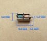 Шаговый двигатель SANYO двухфазный миниатюрный прецизионный (step motor) 4.3*8.4 мм, DC 5 В
