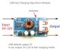 DC-DC фиксированный преобразователь QC-MINI, вход 6-32В, выход 5-9-12В, протоколы QC2.0, QC3.0, MTK PE1.1/2,0, Apple, Samsung AFC, Huawei FCP, Spreadtrum SFCP, ток 0-3.4А, 1 USB порт