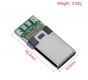 Разъем USB Type C 3.1 c платой для пайки, 4 контакта (папа)