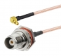 Пигтейл AC-M01RA-T01BO-316-15 RG316 15 см - кабельная сборка
