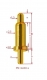 Пружинный контакт Pogo Pin Connector GA30-7 1A (длина 7мм)