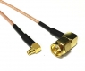 Пигтейл SMAm-RG178-MMCXm- 15 см - кабельная сборка, кабель RG174, SMA male-SMA male